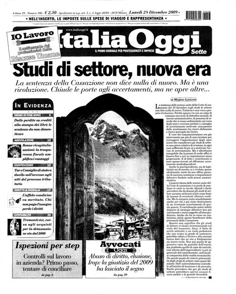 Italia oggi : quotidiano di economia finanza e politica